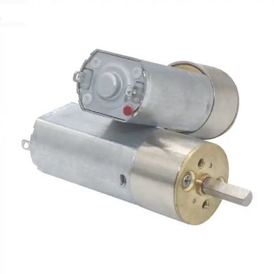 กว้าง 16 มิลลิเมตร Brush DC Gear Motor 3V 6V 12V 24V โมเตอร์ DC ความเร็วสูงฟันโลหะ