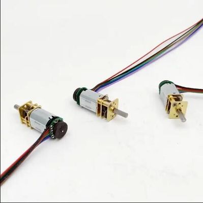 12mm DC Micro Gear Motor Pulse Houle Precision Encoder มอเตอร์ DC ความช้าน้อย