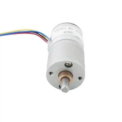 มอเตอร์ขั้น 5V DC Micro Geared 20mm 2 Phase 4 มอเตอร์ขั้นสายด้วยกล่องเกียร์