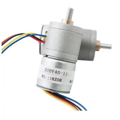 มอเตอร์ขั้น 5V DC Micro Geared 20mm 2 Phase 4 มอเตอร์ขั้นสายด้วยกล่องเกียร์