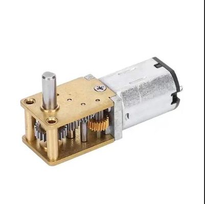 3V - 6V มุมขวาแนวขวา DC Worm Gear มอเตอร์แกนสั้น ความเร็วต่ํา ทอมปอร์คสูง