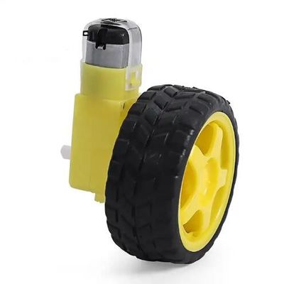 เครื่องยนต์เกียร์ปลาสติกไมโคร DC อัจฉริยะ F130 3V 6V เครื่องยนต์เกียร์ TT DC