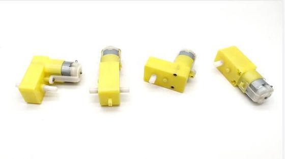 เครื่องยนต์เกียร์ปลาสติกไมโคร DC อัจฉริยะ F130 3V 6V เครื่องยนต์เกียร์ TT DC