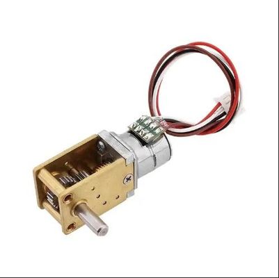 12 มิลลิเมตร มุมขวา DC Worm Gear มอเตอร์แม่เหล็กถาวร มอเตอร์ stepper brushless