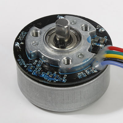 มอเตอร์ BLDC ขนาดใหญ่แรงแรงแรงแรงสูง 24V 3400 รอบ / นาที 43W มอเตอร์ไร้แปรง 40 มม