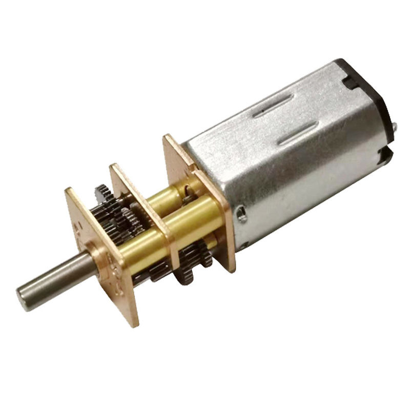 กล่องเกียร์ 12 มม เครื่องกล่องโลหะ มอเตอร์ DC 45 รอบ / นาที 1.5V 24V 0.7 วัตต์ สําหรับล็อคประตู