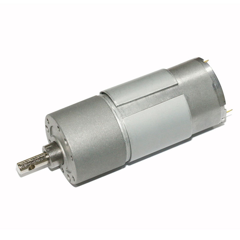 12V 24V 37mm Brush DC Gear Motor 555 ทอร์คสูง 45 55 65 75 รอบ / นาที ความเร็วต่ํา