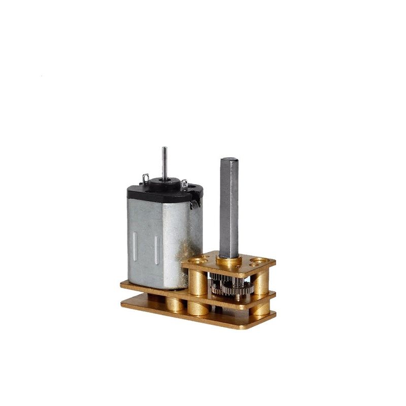 24mm Brush DC Gear Motor Tower Wheel Reverse Eccentric Output Shaft เครื่องยนต์กล่องยนต์ N20