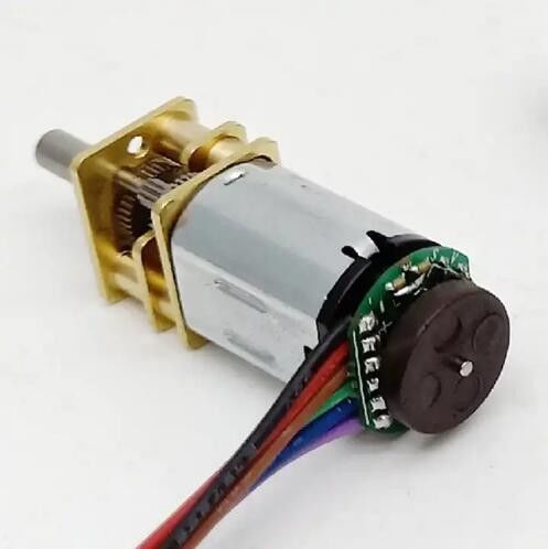 12mm DC Micro Gear Motor Pulse Houle Precision Encoder มอเตอร์ DC ความช้าน้อย