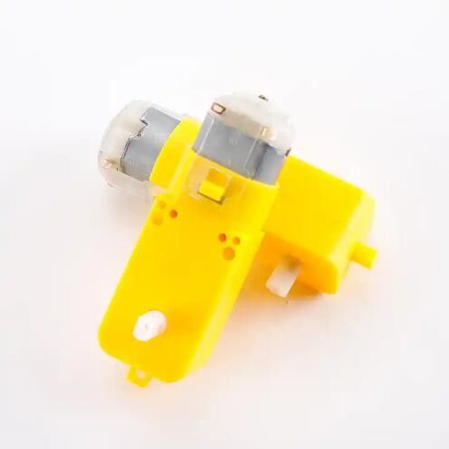 เครื่องยนต์เกียร์ปลาสติกไมโคร DC อัจฉริยะ F130 3V 6V เครื่องยนต์เกียร์ TT DC