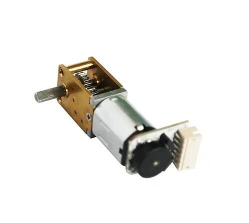3V - 12V Brushed Micro DC Worm Gear มอเตอร์ 12 มิลลิเมตร ทอร์คสูง ความเร็วต่ํา N20