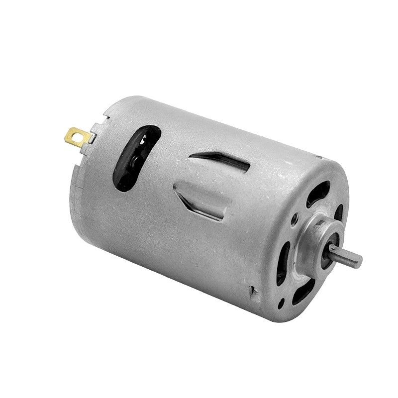 กว้าง 36 มิลลิเมตร DC 6v 12v 24v 4000rpm 6000rpm RS 545 มอเตอร์คาร์บอนไมโครแปรงสําหรับเครื่องดูดฝุ่น